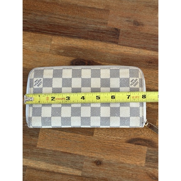 LOUIS VUITTON Damier Azur Zippy Wallet Long Wallet LV Auth VERY PRE-LOVED READ - Picture 10 of 16